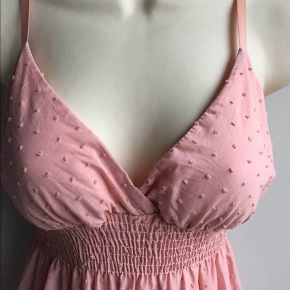 SOLD❌Papaya salmon pink spaghetti strap dress sz S - Picture 7 of 8